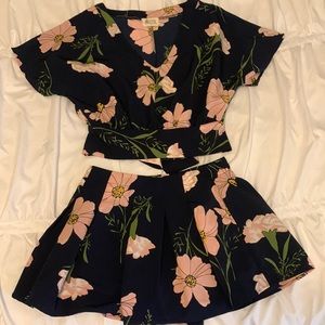 Small floral two piece set